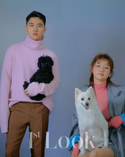 SBS Star] EXO D.O.'s Photo Shoot for a Magazine with His Dog