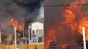 [제보] 화성시 파지 공장 불&hellip;하늘 뒤덮은 검은 연기