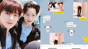 [SBS Star] Lai Kuan Lin Cutely Asks Hwang Min Hyun's Permission to Share His Photo Online