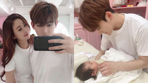 [SBS Star] Ham So-won & Jin Hua Unveil Adorable Photos of Their New-born Daughter