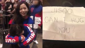 [SBS Star] Fans Are Loving BLACKPINK JISOO's Response to a Fan Asking for a Hug