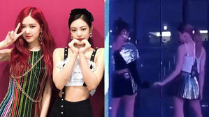 [SBS Star] BLACKPINK JENNIE & ROSE Being Playful Behind the Stage Makes Fans Smile