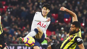 '해결사' 손흥민, 복귀전서 골 '폭발'&hellip;토트넘. 2대 1 승