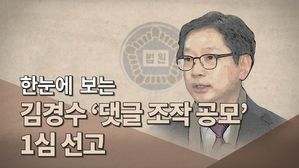 한눈에 보는 김경수 '댓글 조작 공모' 1심 선고