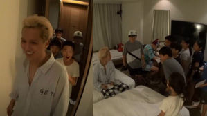 [SBS Star] MINO Gets Very Special Guests to His Hotel Room: Elementary Students!