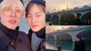 [SBS Star] JIMIN & Ha Sung Woon Upload Sweet Photos of Them Spending Time Together