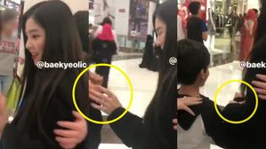 [SBS Star] VIDEO: IRENE Sweetly Holds a Young Fanboy's Hand at the Airport