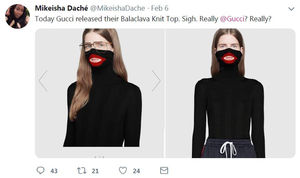 구찌, 스웨터 신제품 '흑인 비하' 논란&hellip;"깊이 사과"
