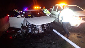 고속도로에 멧돼지 나타나 차량 연쇄 추돌&hellip;7명 부상