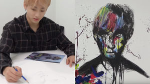 [SBS Star] VIDEO: BTS JUNGKOOK's Art Skills Amaze the World