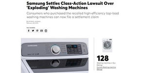 삼성전자, 미국서 '자발적 리콜' 세탁기 집단소송 잠정 합의