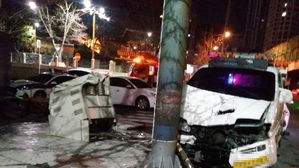 견인차가 변압기 들이받아 일대 정전&hellip;운전자는 현장 떠나