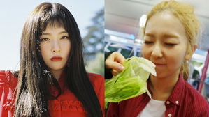 [SBS Star] Red Velvet SEULGI Amuses Fans with Her Weird Eating Habit!