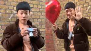 [SBS Star] Ryu Jun Yeol Gets Pranked in London on Valentine's Day!