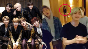[SBS Star] Obsessive Fans Spotted in BTS' Hotel Live Broadcast? Agency Responds
