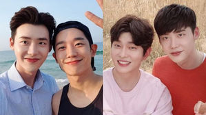 [SBS Star] Lee Jong Suk Expresses Thanks to Jung Hae in & Yun Kyun Sang for Sending Him Snack Trucks