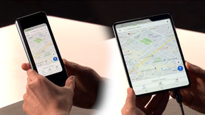 [영상] "갤럭시 폴드, 어메이징"&hellip;'애플 안방'서 터진 탄성