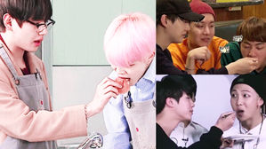 [SBS Star] BTS Members Sweetly Put Each Other Before Themselves When It Comes to Eating