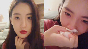 [SBS Star] VIDEO: SUNMI Worries Her Fans by Crying During a Live Broadcast