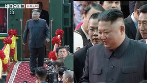 김정은, 전용 열차 타고 66시간 만에 동당역 도착&hellip;베트남 일정 시작