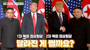 My friend를 향한 스킨십&hellip;트럼프&middot;김정은, 첫 만남 때와 달라진 점은?
