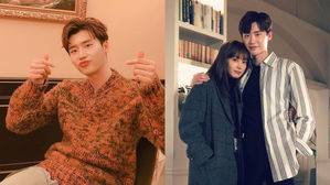 [SBS Star] Lee Jong Suk Receives a Snack Truck From Lee Nayoung