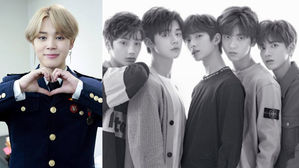 [SBS Star] BTS JIMIN Celebrates TXT's Debut!