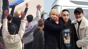 [SBS Star] SHINee Sends off KEY on His Enlistment Day