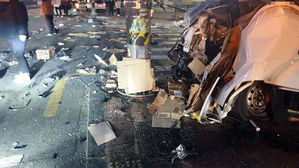 폐지 수레 끌던 80대 노인 피하려다…횡단보도 돌진