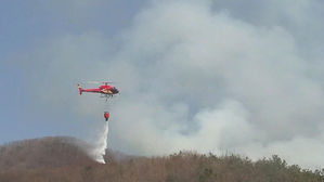 연천 비무장지대서 산불&hellip;사흘째 진화 중
