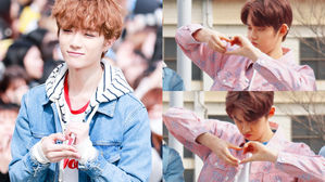[SBS Star] TXT YEONJUN Struggles to Copy BEOMGYU's Way of Making a Heart