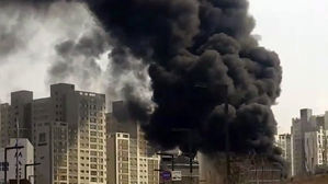 화성 동탄2 연립주택 공사장서 화재&hellip;인명피해 없어