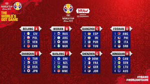 한국 남자농구, 월드컵서 아르헨&middot;러시아&middot;나이지리아와 B조