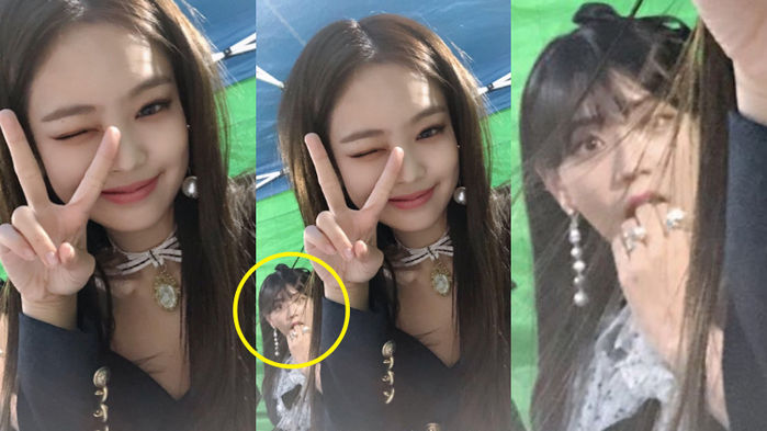 BLACKPINK JISOO Photobombs JENNIE's Selfie