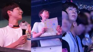 [SBS Star] VIDEO: Park Bo Gum Cheers for BTS at 'LOVE YOURSELF' in Hong Kong