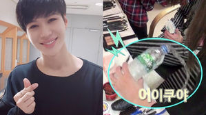 [SBS Star] A Make-up Artist Spills Water on TAEMIN's Pants & His Reaction Is Remarkably Sweet