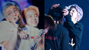 [SBS Star] VIDEO: BTS JIMIN Pranks RM During 'Anpanman' Stage in Hong Kong