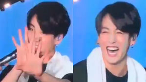 [SBS Star] VIDEO: BTS JUNGKOOK Laughs After Showing ARMY the Cutest Magic Trick