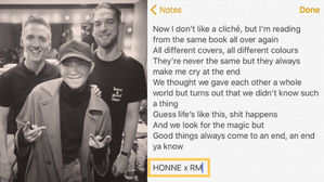 [SBS Star] BTS RM & HONNE to Release New Collaboration Track This Week