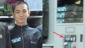 [SBS Star] Photos of OT5 SHINee Spotted in KEY's Military Locker