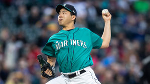 일본인 좌완 기쿠치, MLB 미국 본토 데뷔전서 '날아간 승리'