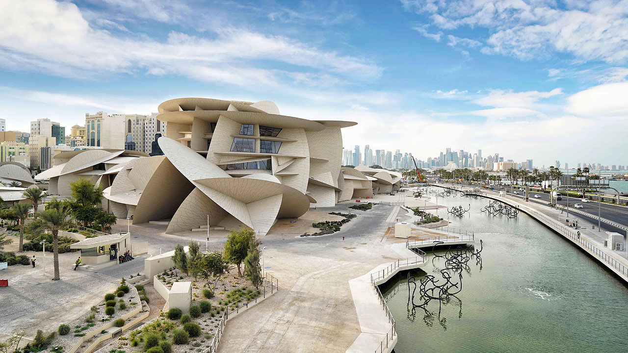 카타르 국립박물관 (사진=현대건설, 연합뉴스)