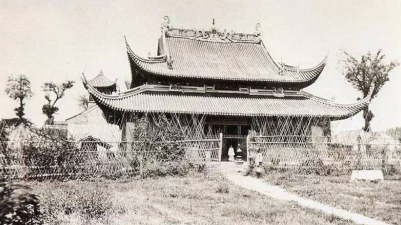 중국 청나라 말기 상하이 찡안쓰(精安寺) 만국공묘