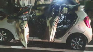 사라진 운전자, 조수석엔 불 탄 시신&hellip;도주 19시간 만에 자수