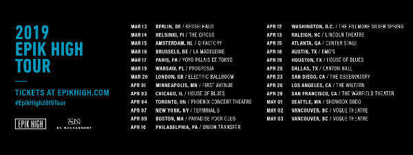 Epik High 2019 Tour