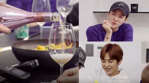 [SBS Star] SEHUN Brings an Expensive Bottle of Wine to XIUMIN's Housewarming Party!