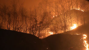 "30명 고립", "폭발", "기숙사 위험"&hellip;고성 산불 '심각한 재난'