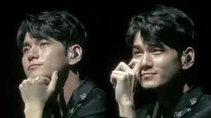 [SBS Star] Ong Seong Wu Tears up at His Fan Meeting While Watching a Video of Wanna One