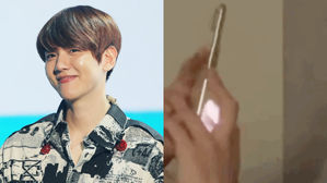 [SBS Star] EXO BAEKHYUN's Innovative Way of Typing on His Phone Catches the Eye of Many