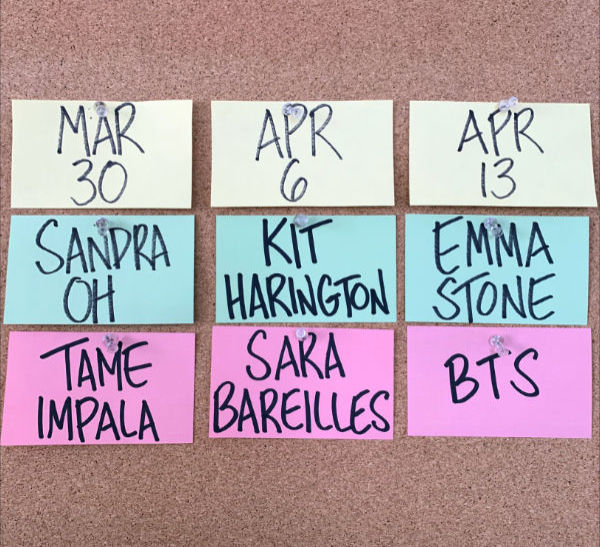 Saturday Night Live BTS Emma Stone